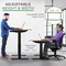 Uncaged Ergonomics Rise Up Dual Motor Electric Standing Desk Frame Legs 27.2-45.3" Black RU2B - alternate 5